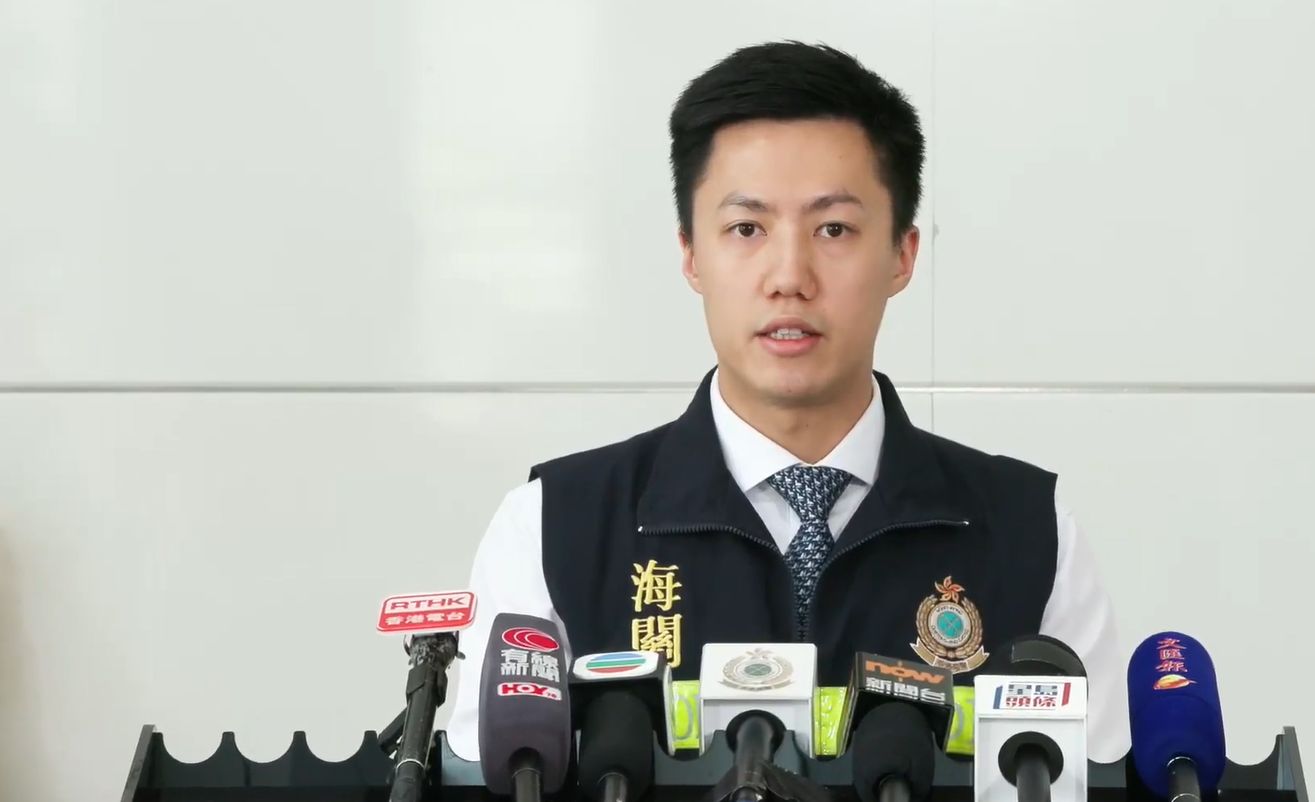 海關毒品調查科毒品調查第二組調查主任連翹鋒