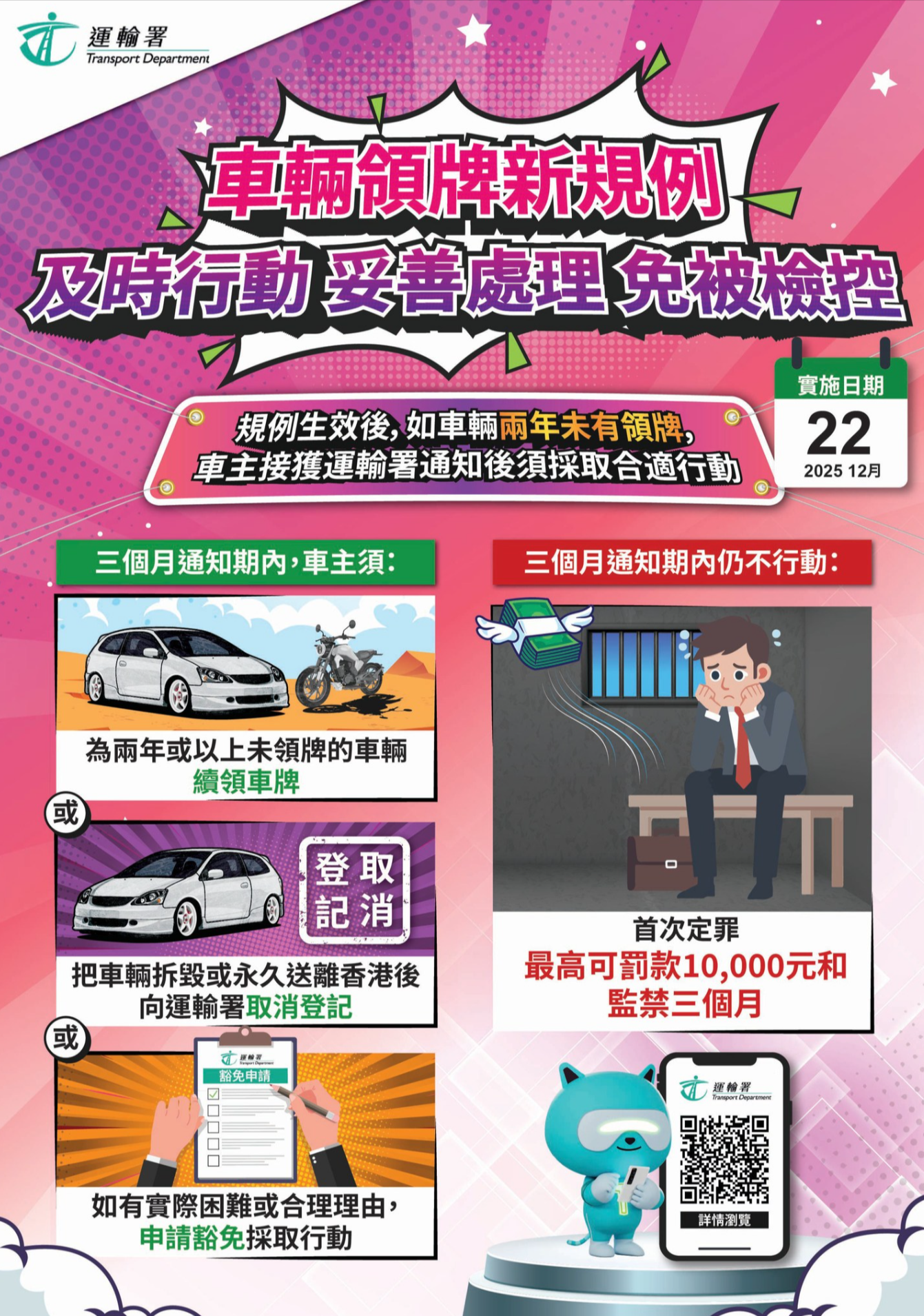 死車棄街處處有　12.22起車輛兩年無取消或續牌　車主「即違法」最高監禁半年