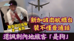 有片｜新加坡南航櫃台裝不懂普通話 還諷刺內地旅客「是狗」