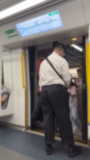 東鐵線內地客衝門爭位片網上瘋傳