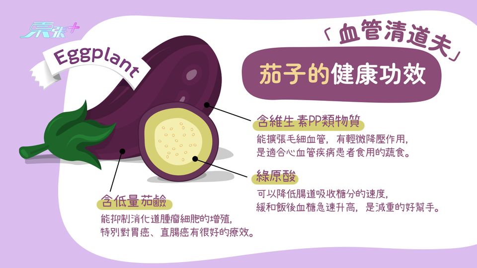 「血管清道夫」茄子的健康功效