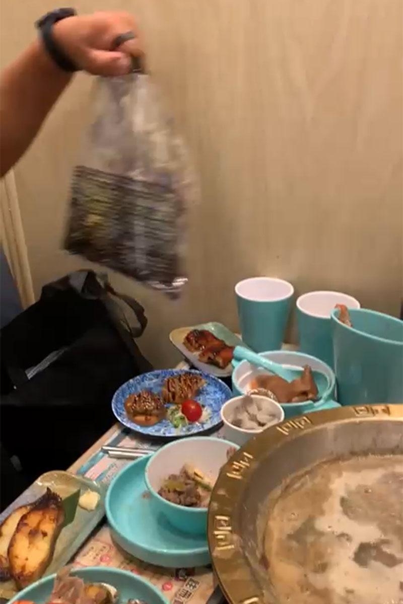 東張西望報料｜貪心男女荃灣火鍋放題「又食又拎」海鮮肥牛　職員揭發：成袋呀？
