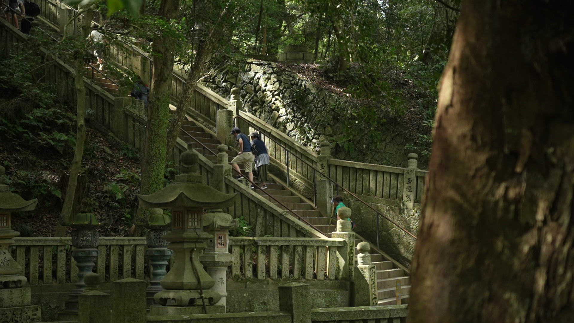 擁有逾千級樓梯嘅金刀比羅宮。