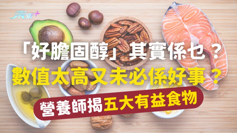 「好膽固醇」其實係乜？數值太高又未必係好事？﹗營養師揭五大食物，讓你的「好膽固醇」指數飆升