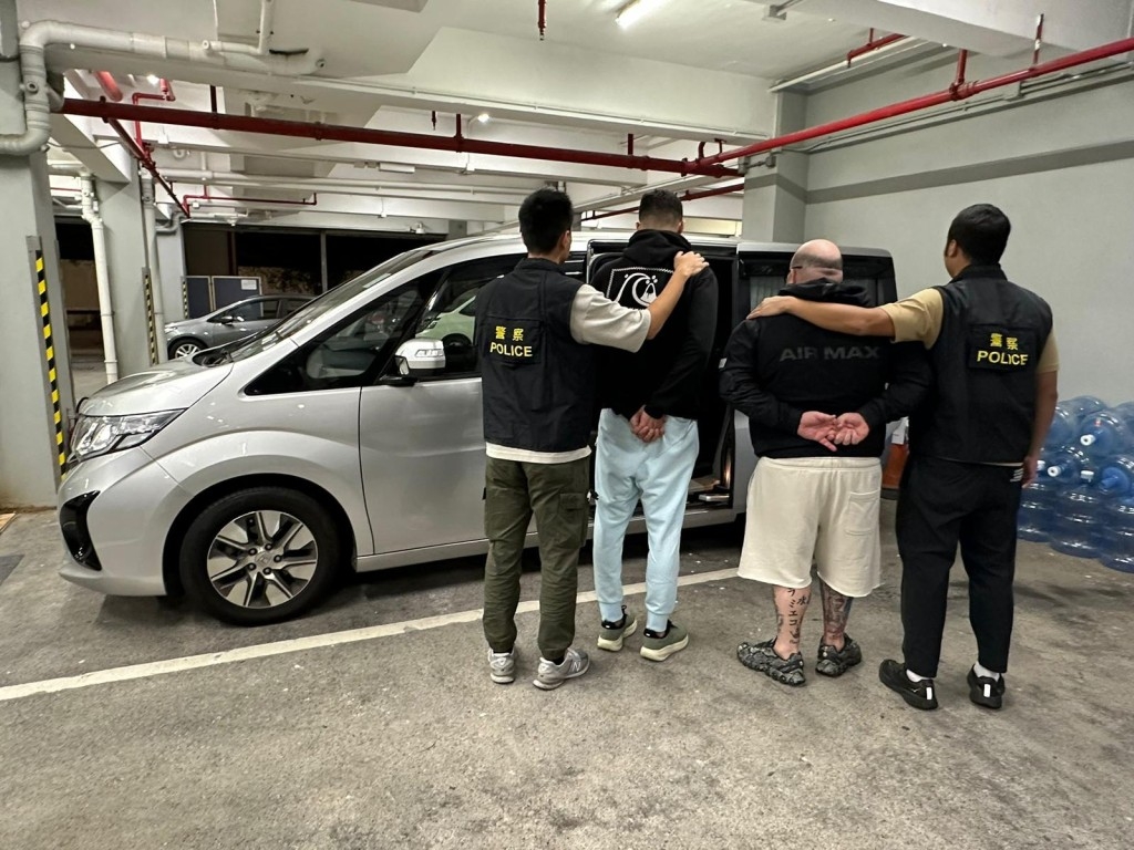 警方拘捕2名巴西籍男子。（警方圖片）