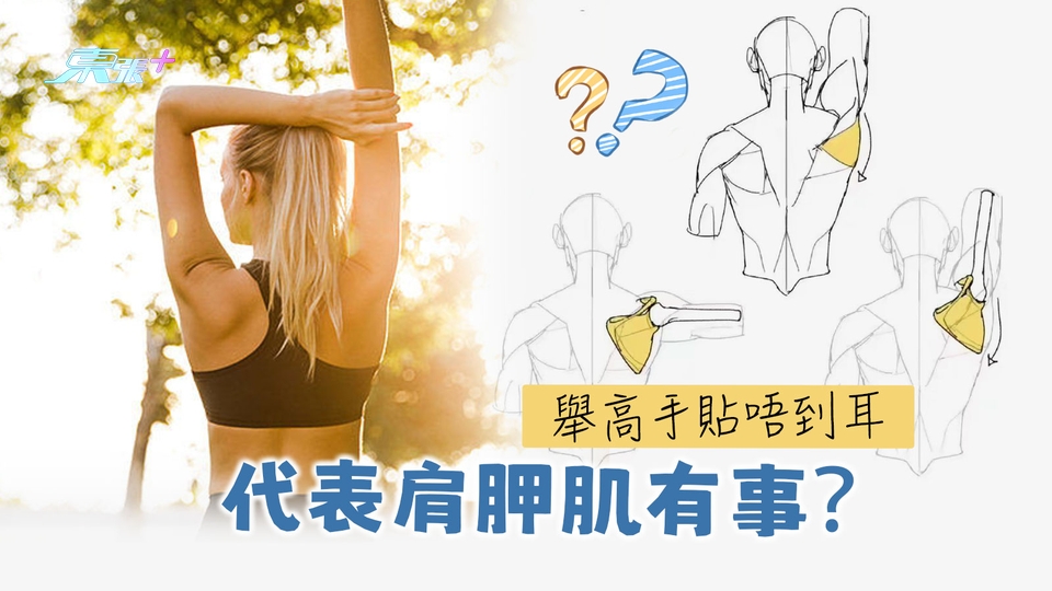 舉高手貼唔到耳 代表肩胛肌有事？