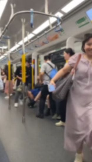 東鐵線內地客衝門爭位片網上瘋傳