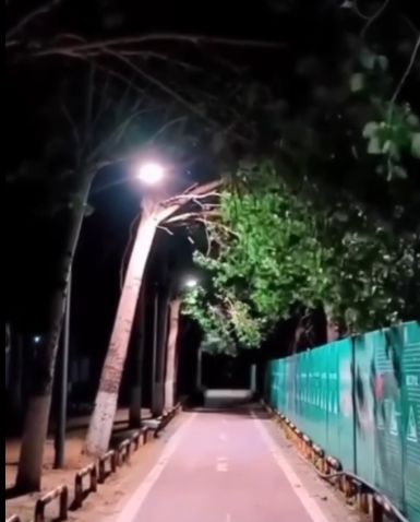 天水圍驚現奇怪現象疑出現「時光隧道」