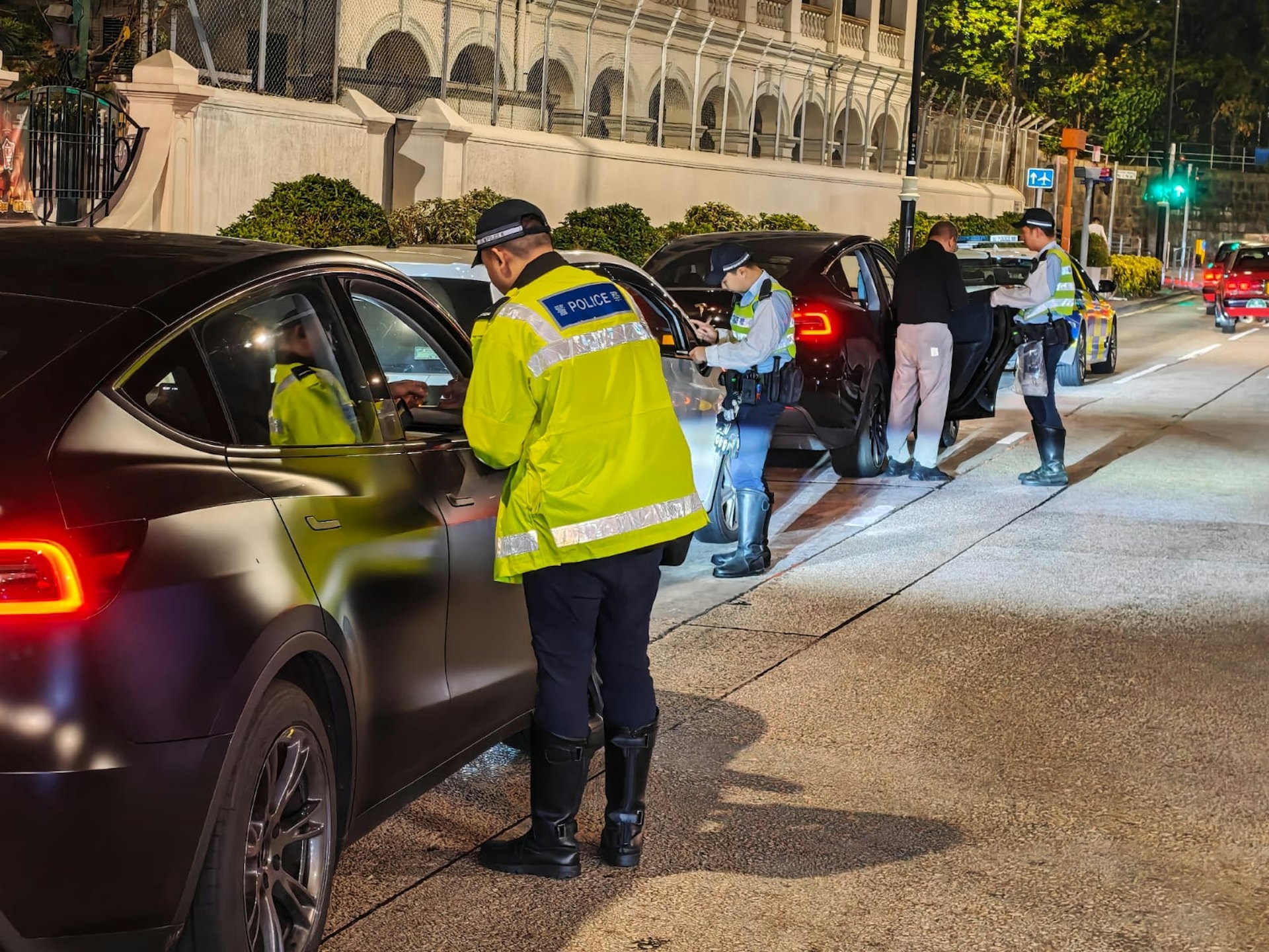 西九龍總區交通部人員於過去兩星期（1月23日至2月5日）在區內展開執法行動，打擊酒後駕駛及藥後駕駛等違例行為。（警方圖片）
