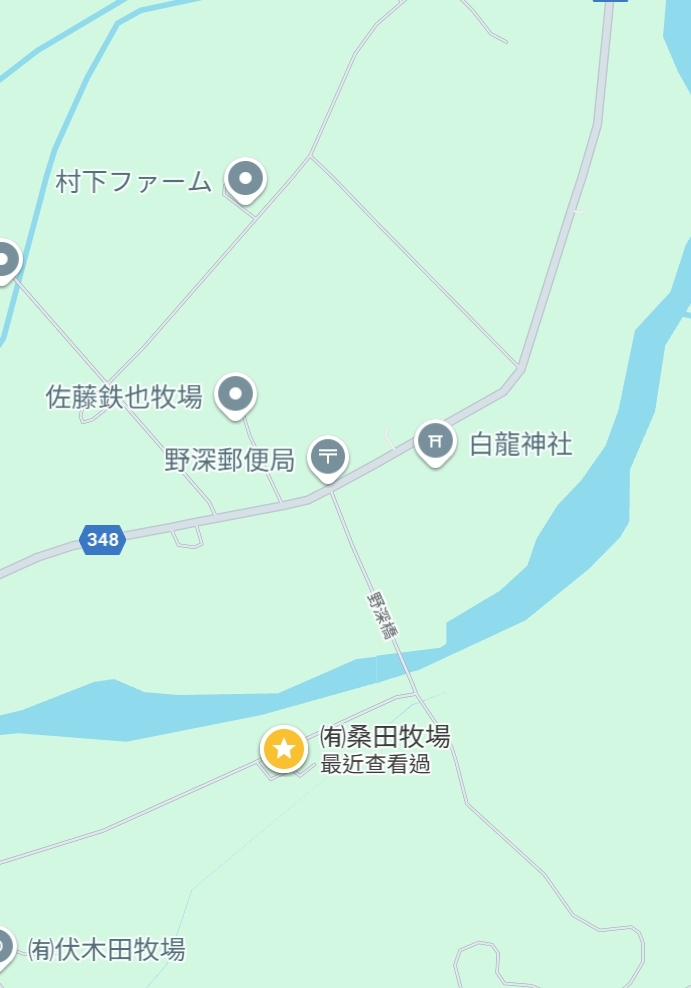 桑田牧場位置（網上圖片）