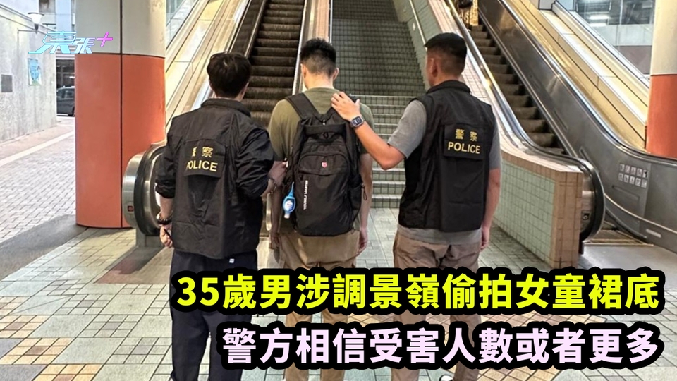 35歲男涉調景嶺偷拍女童裙底 警方相信受害人數或者更多