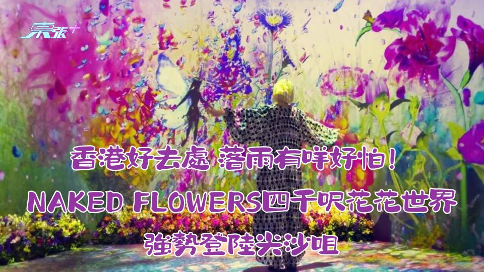 香港好去處｜落雨有咩好怕！NAKED FLOWERS四千呎花花世界登陸尖沙咀