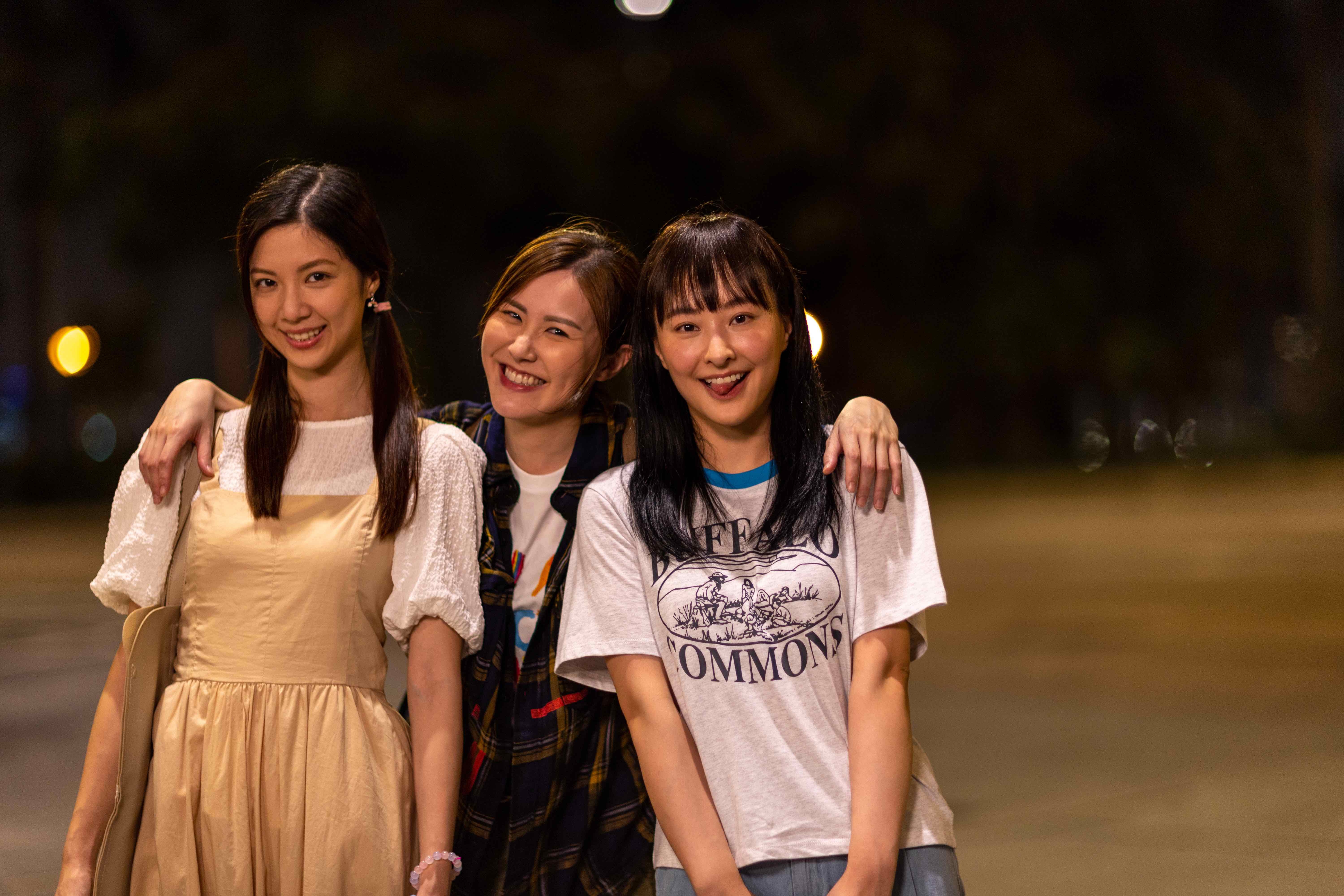 陳曉華、劉佩玥及陳瀅於劇中飾演好姐妹。