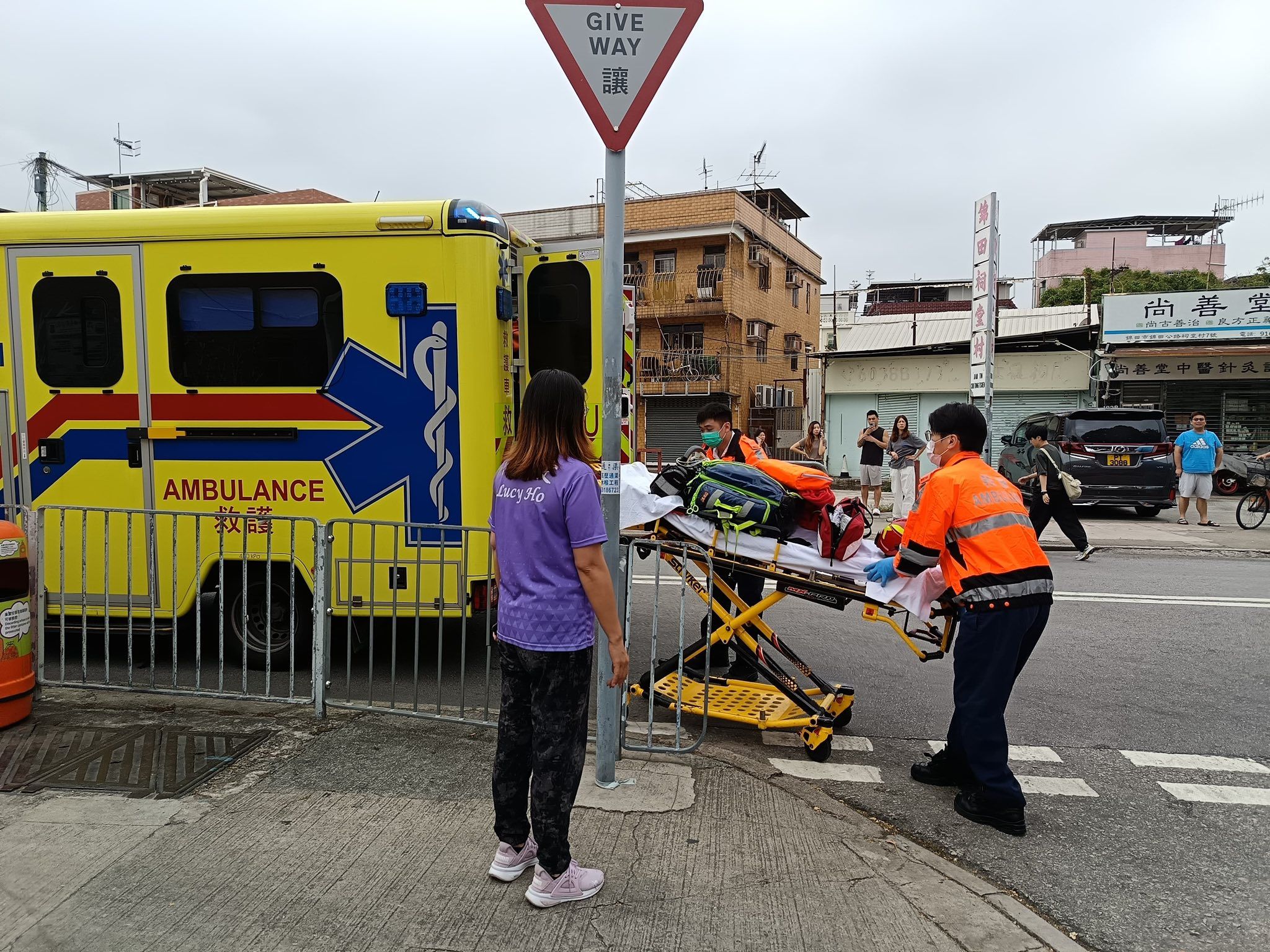 元朗錦田村屋火警陷火海