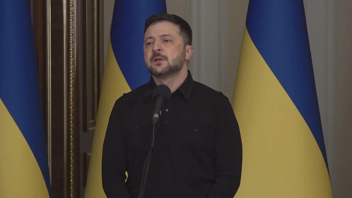 圖為烏克蘭總統澤連斯基（Volodymyr Zelenskyy）。