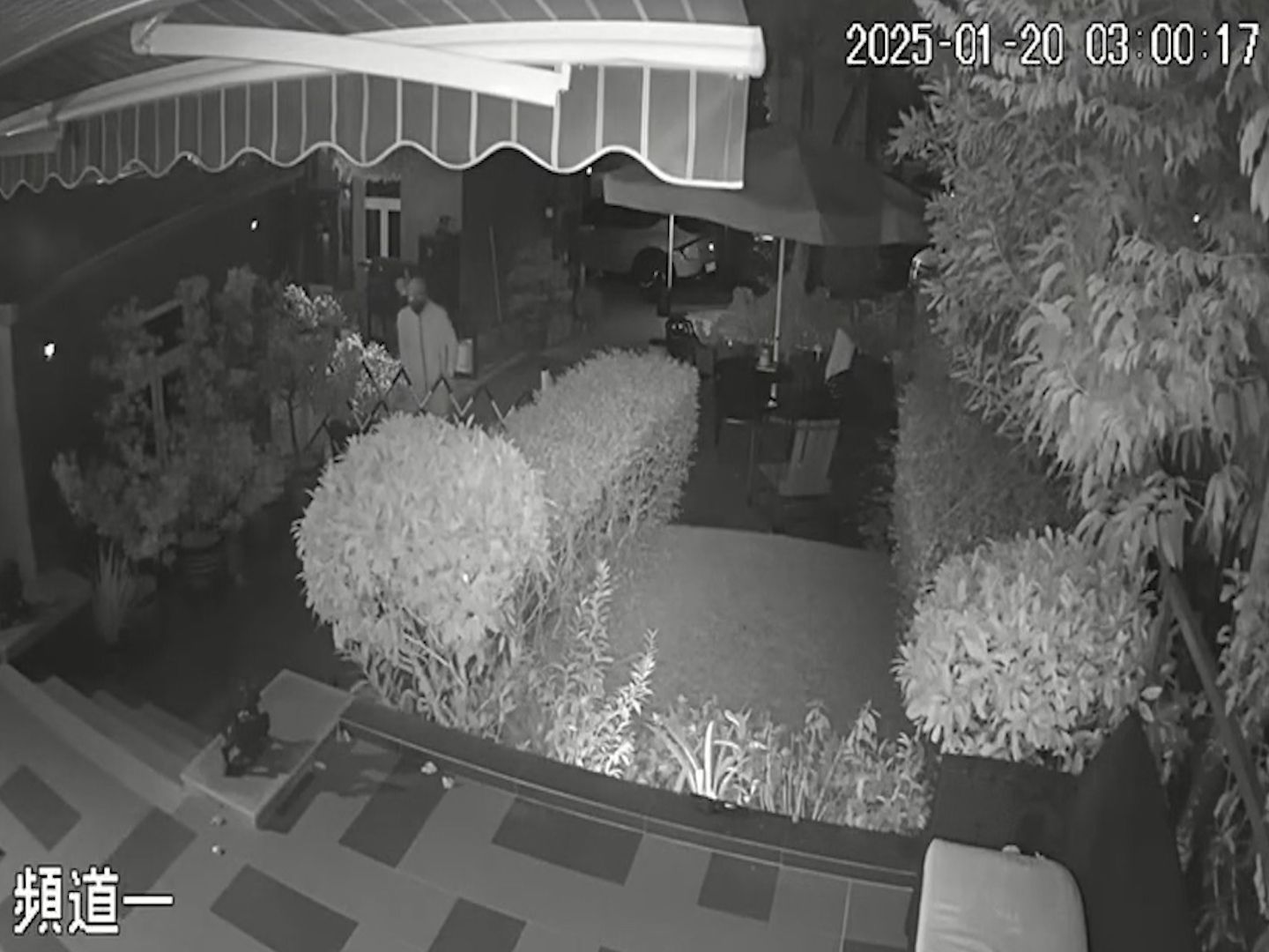 元朗廈村賊人夜潛3小時疑踩線