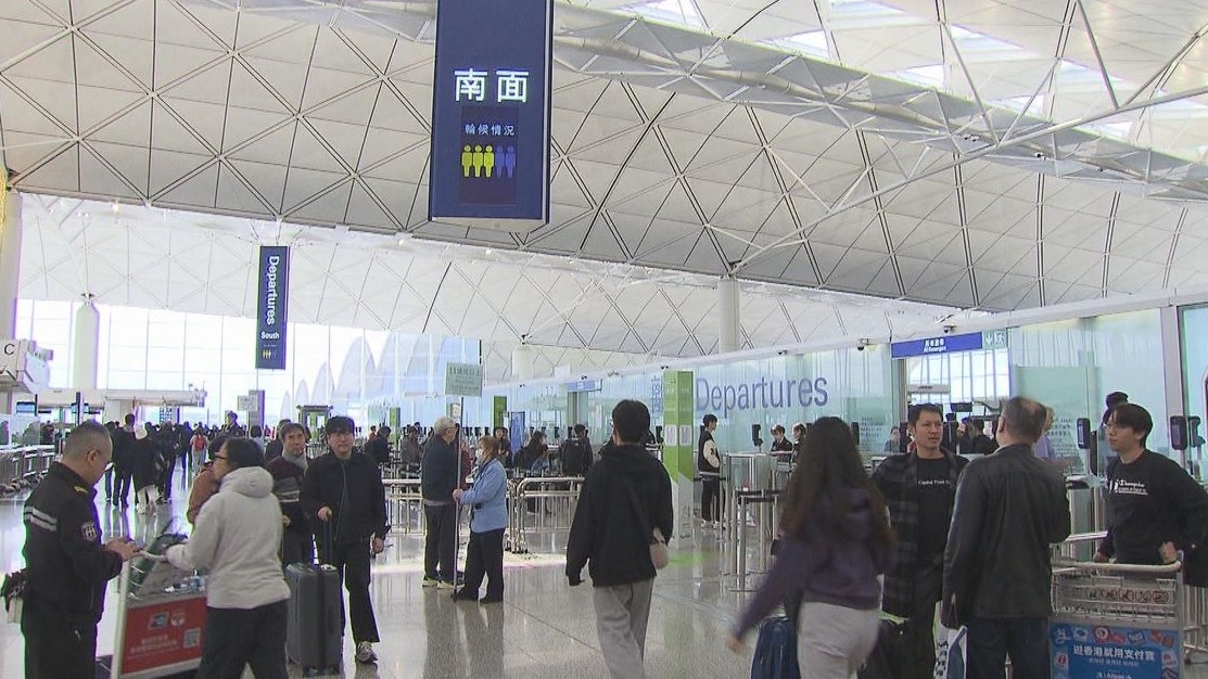 機管局表示，受中東局勢影響，香港國際機場今日（3月5日）截至上午11時，有11班航班取消；明日（3月6日）暫時有兩班航班取消。（資料圖片）