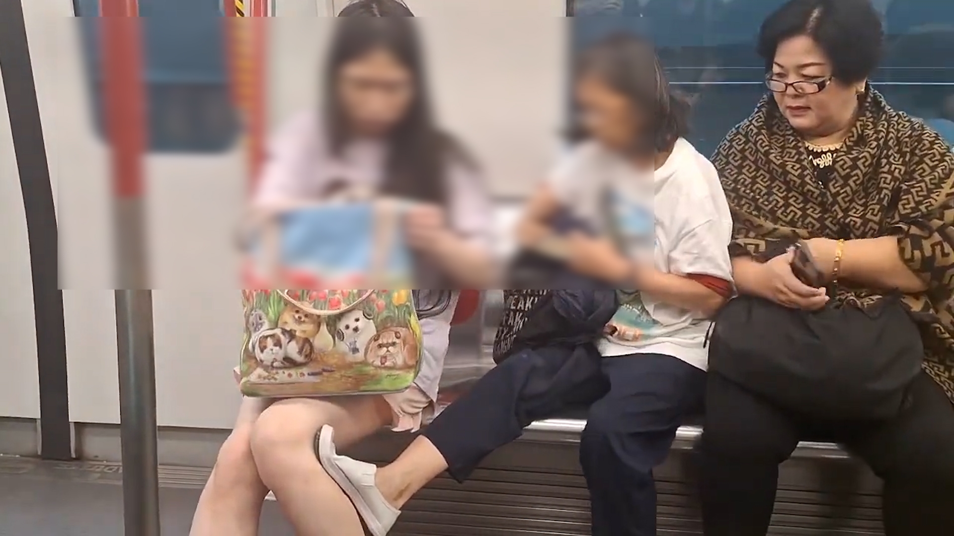 港鐵MMA｜少女坐關愛座遭鄰座「郁手打人」　阿嬸「扯髮踢腳」往死裡打