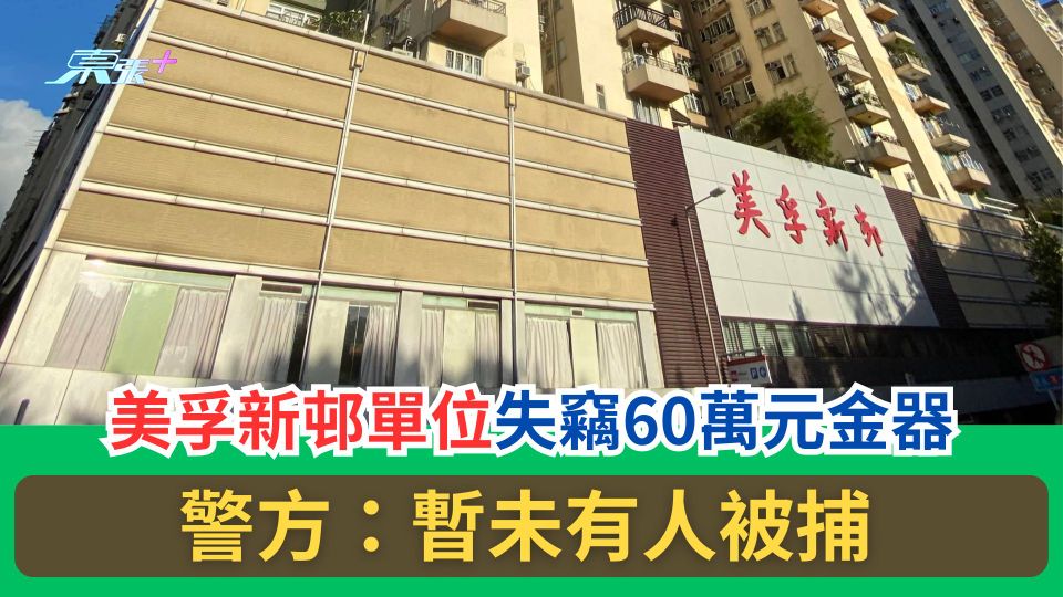 美孚新邨單位失竊戶主損失60萬元金器　暫未有人被捕