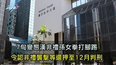 7旬變態漢非禮孫女拳打腳踢 今認非禮襲擊等還押至12月判刑