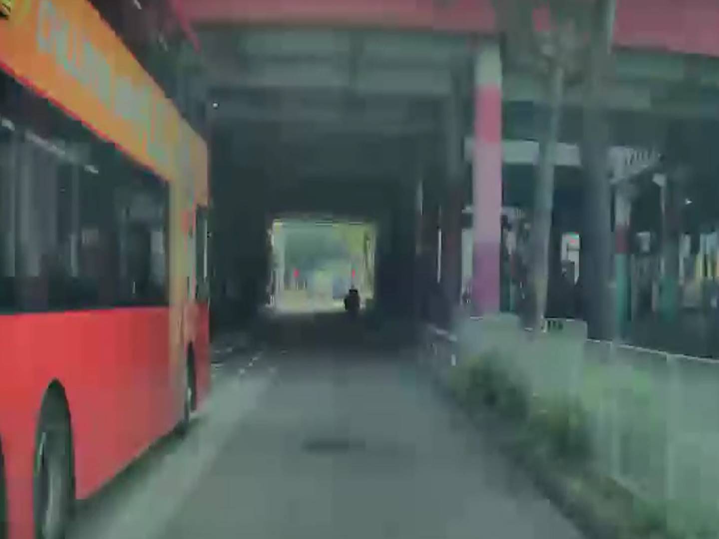 屯門「紙皮手推車」逆線行馬路全拍下