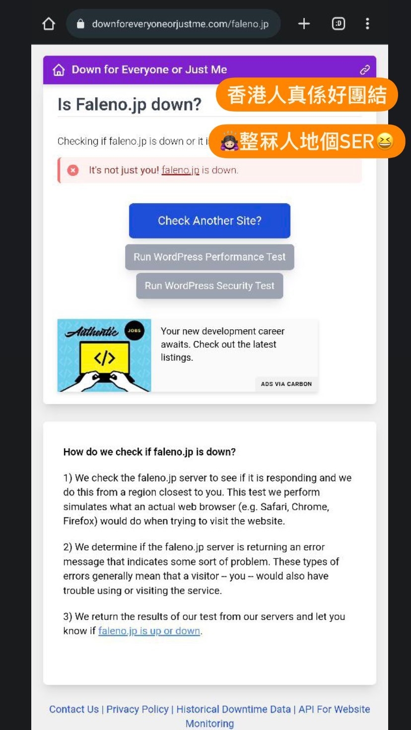 網民反應太熱烈，令片商官網一度冧server。