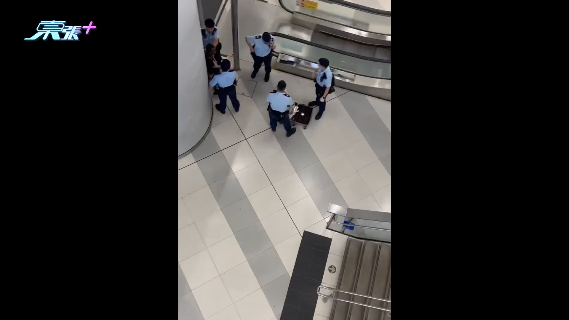 元朗站驚現毒磚案　可疑非洲男遭截查　揭行李藏13公斤可卡因市值近千萬