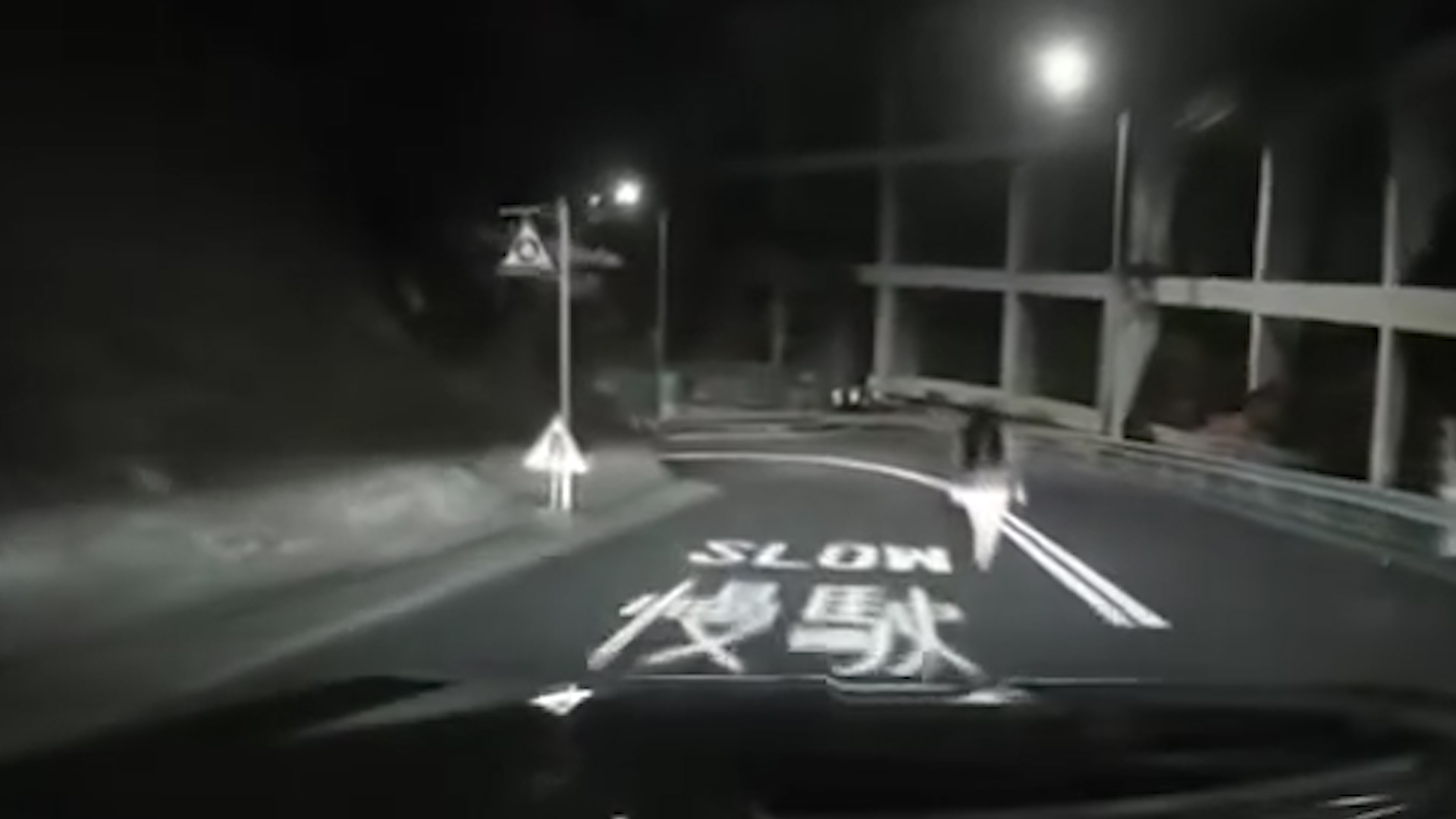 車Cam直擊｜北角路中心突現「長髮女子」　片主嚇窒：太空油定鬼