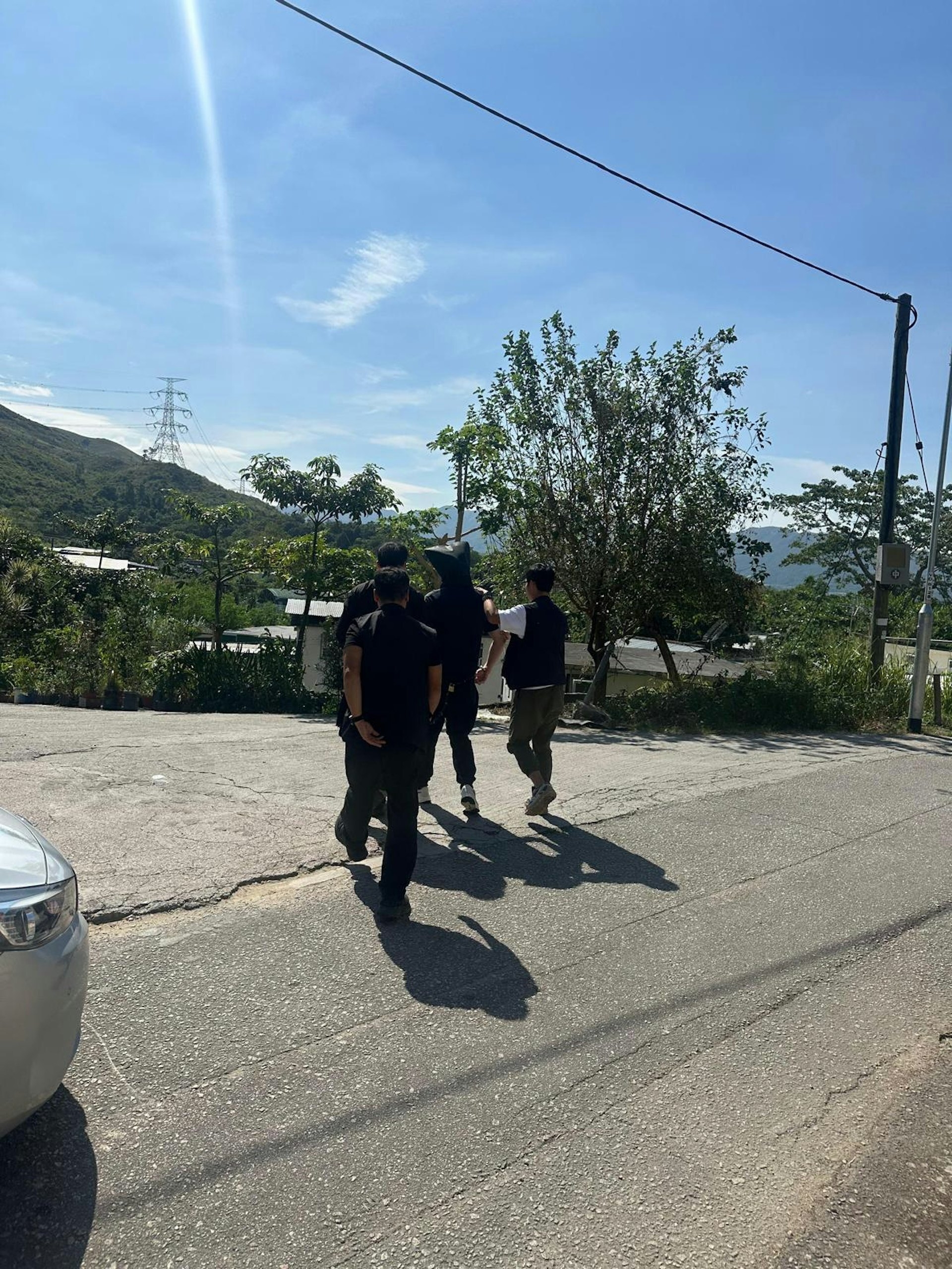 行動中，警方拘捕5人。（警方圖片）