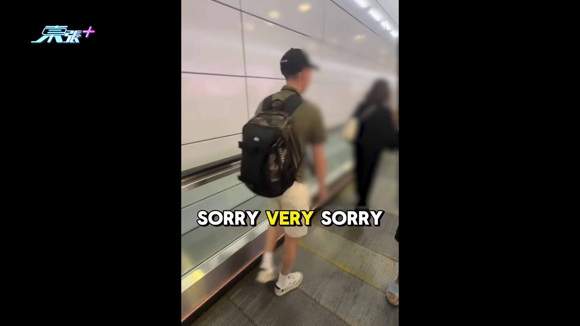 網紅中環站「扮馬騮」踩自動行人道扶手拍片　阻人行兼扮道歉惹公審