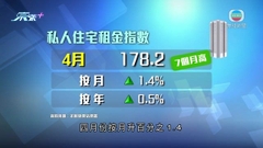 差估署樓價指數4月升0.5% 見7個月高位
