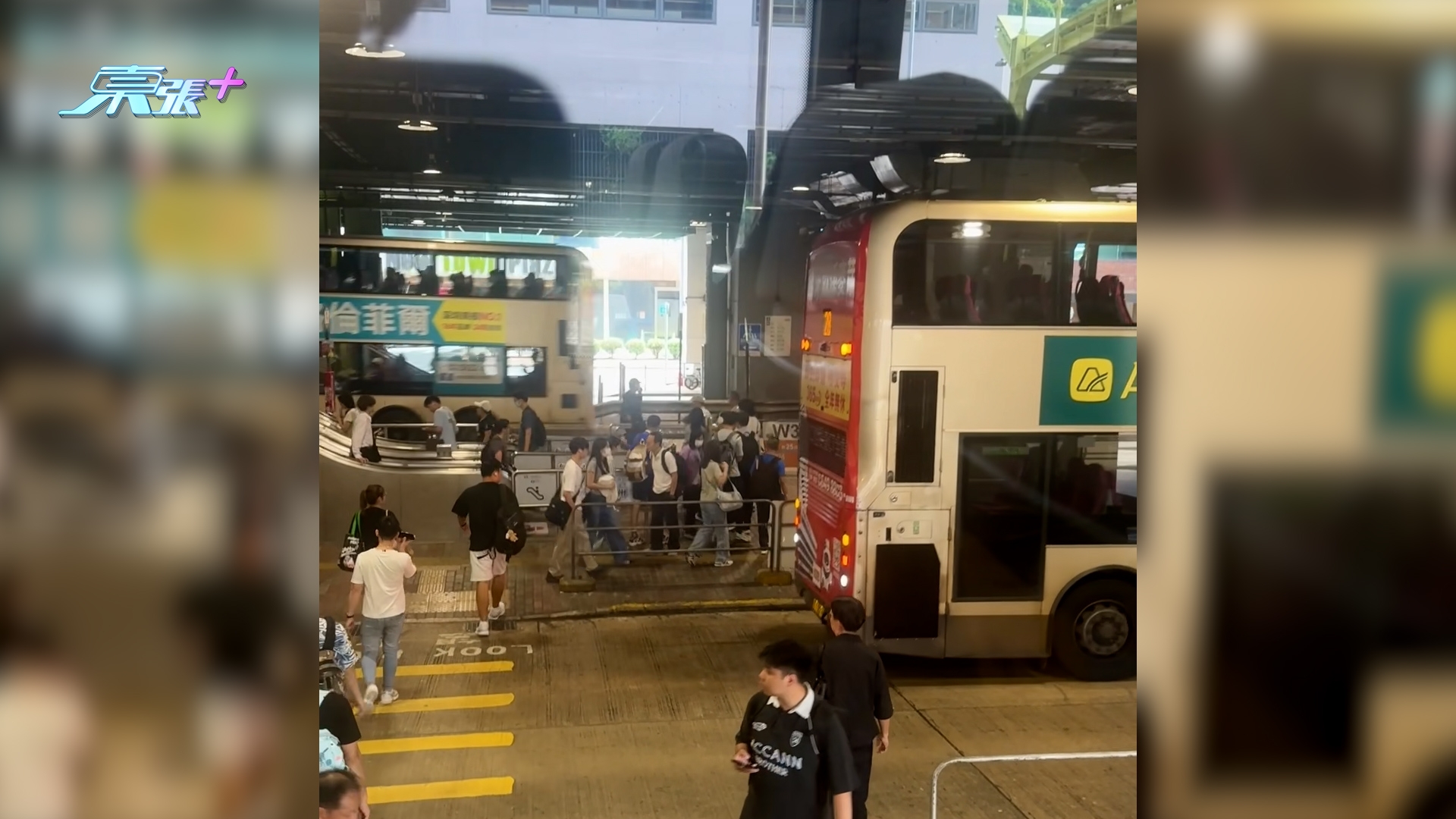 東張西望報料｜沙田巴士站巴士倒車疑無指示　過路處逼滿途人仲褪車？觀眾怒斥 （觀眾梁先生報料）