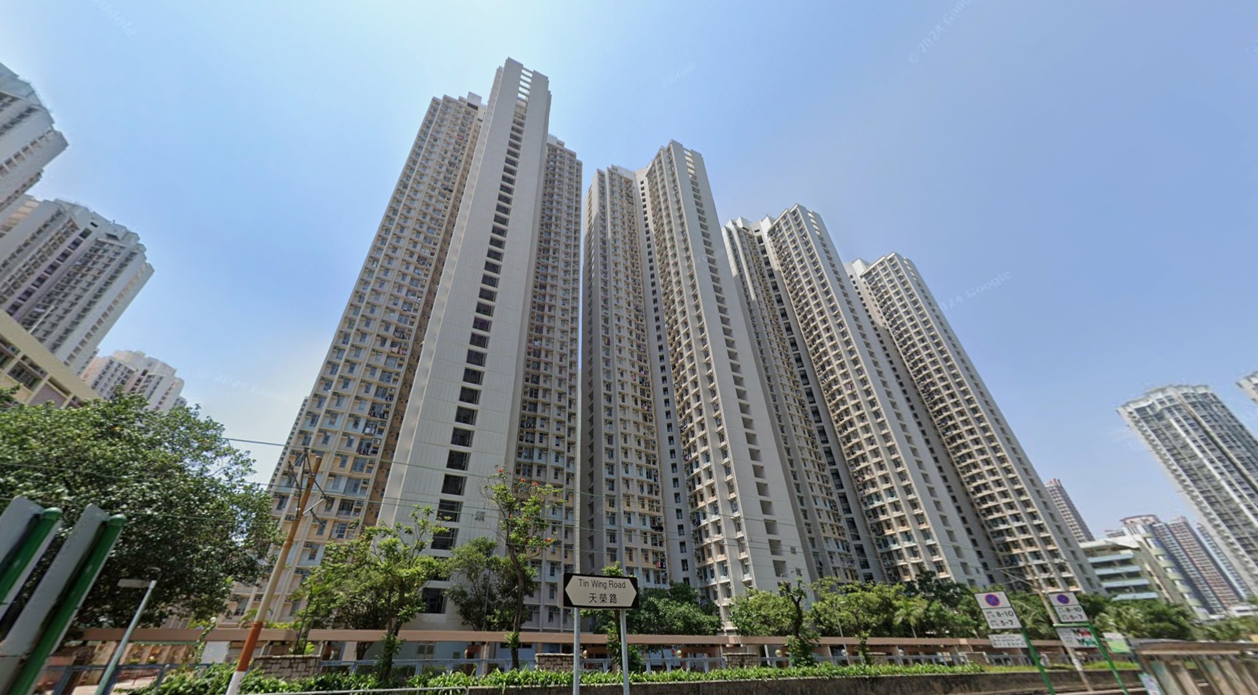 天水圍居屋屋苑天頌苑(GOOGLE MAP)