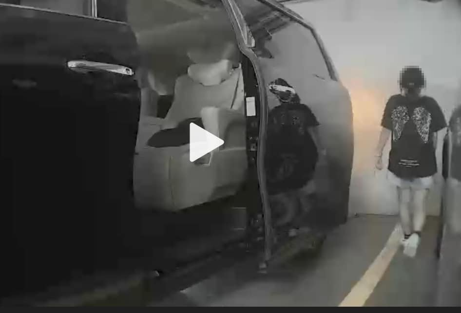 山頂廣場停車場小朋友「無公德心」車尾便溺　車主：我部車係唔係香啲
