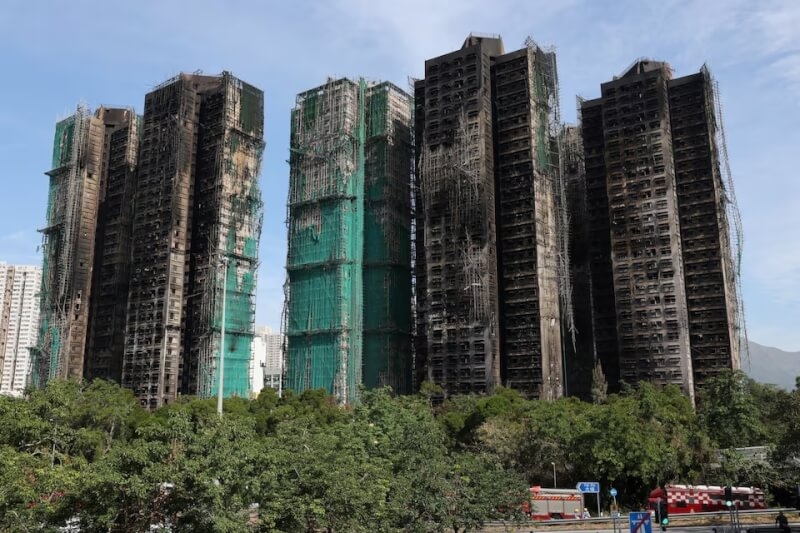 香港宏福苑火災掀13.2億元天價維修工程招標疑團| 兩岸| 中央社CNA