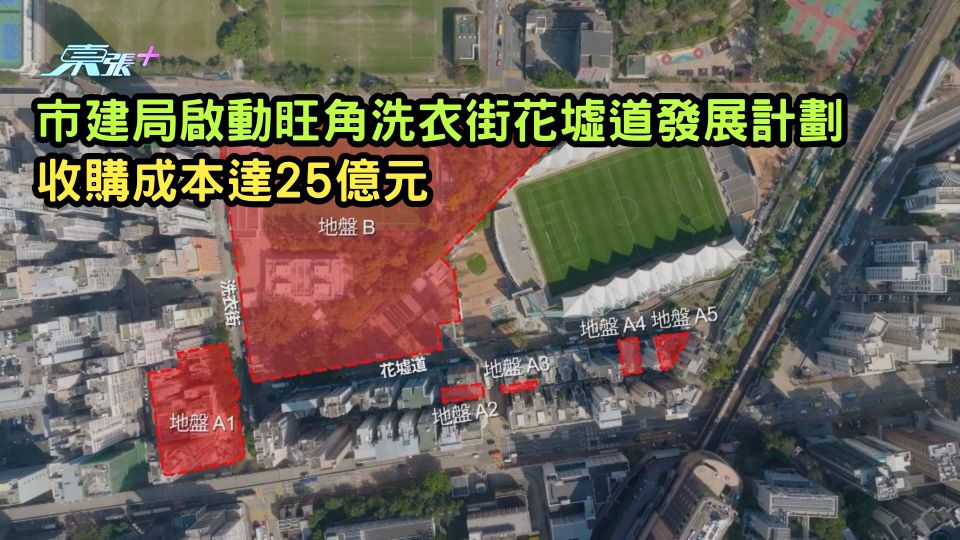 花墟重建 | 市建局啟動旺角洗衣街花墟道發展計劃 收購成本達25億元