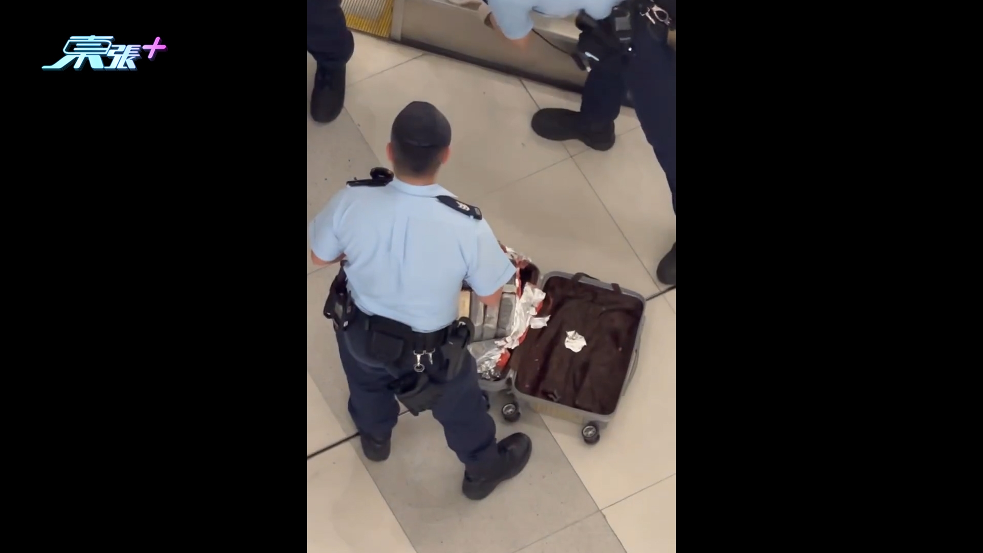 元朗站驚現毒磚案　可疑非洲男遭截查　揭行李藏13公斤可卡因市值近千萬