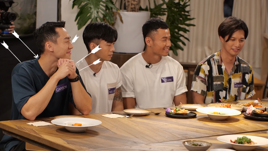 Janet對於廚餘組嘅鮮花伴碟好有意見，「花藝男」Carson頓成箭靶。