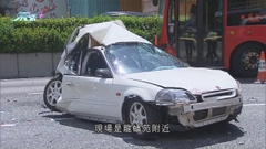黃大仙龍翔道發生五車相撞六人傷 往觀塘方向一度全線封閉