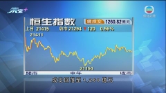 港股連升三日後回吐逾百點 內房及香港地產股普遍逆市造好