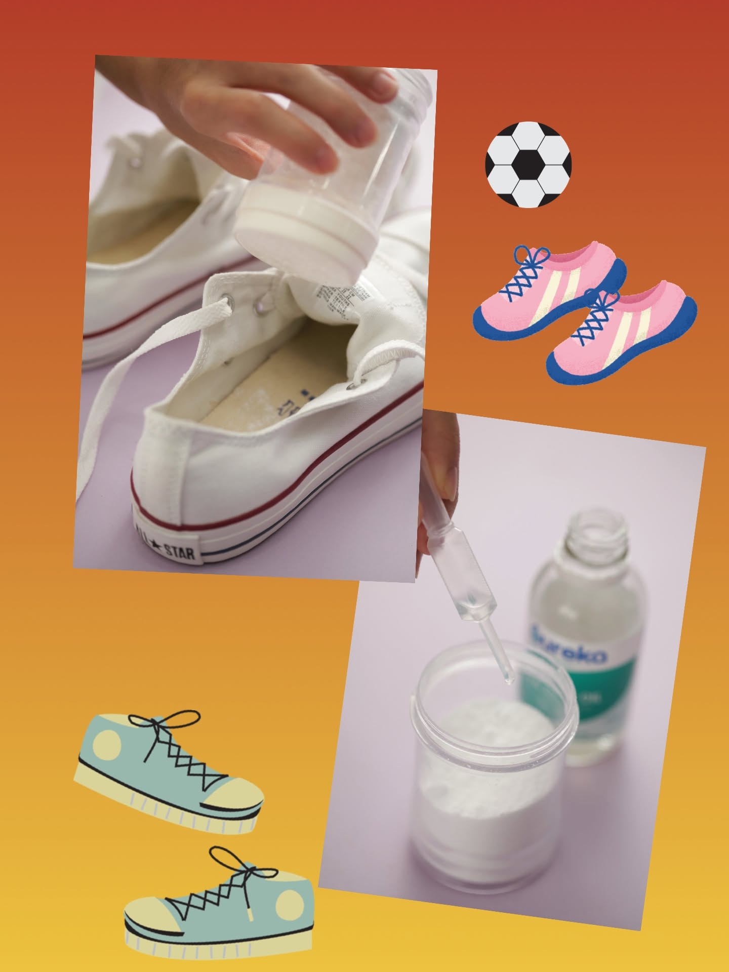 May be an image of shoes and text