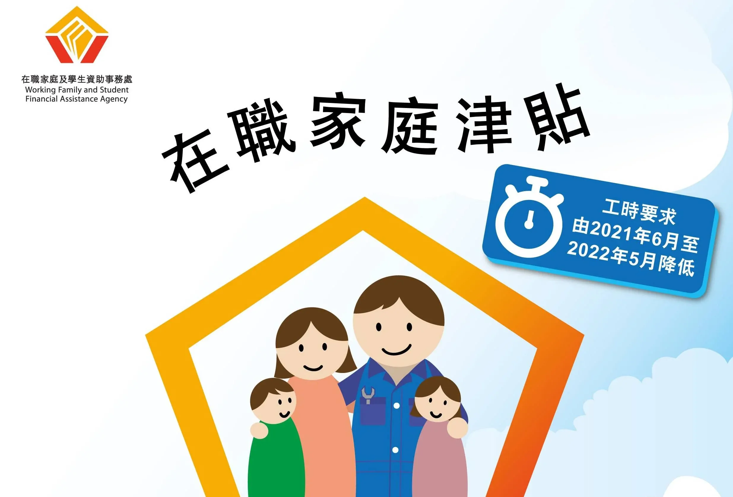 在職家庭津貼。(資料圖片)