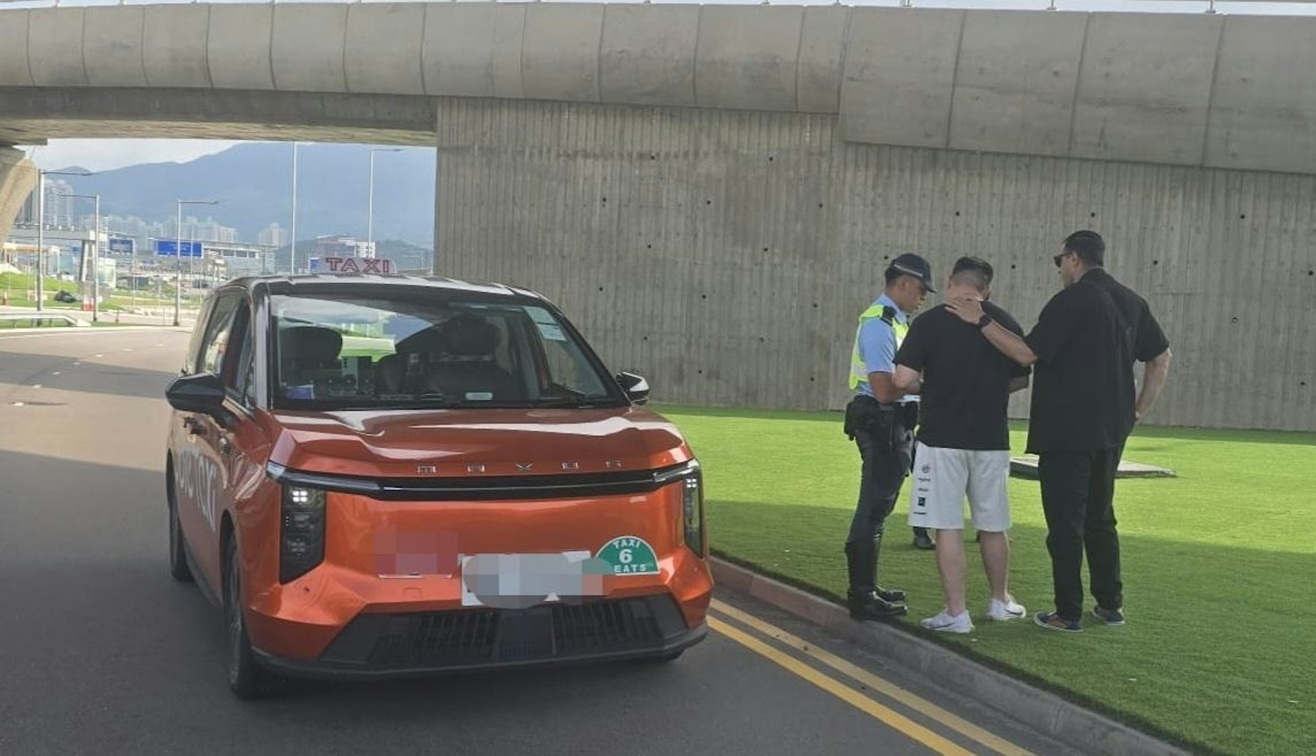 涉案司機被捕。（警方圖片）