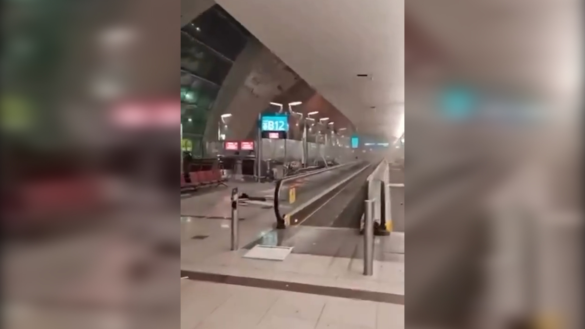 伊朗局勢｜伊朗無人機襲擊杜拜機場　航廈「煙霧瀰漫」　阿聯酋航空全線停航