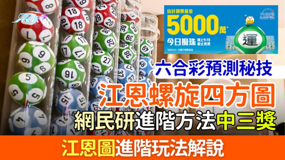 六合彩預測秘技「江恩螺旋四方圖」爆紅 網民研進階方法中三獎 江恩圖進階玩法解說