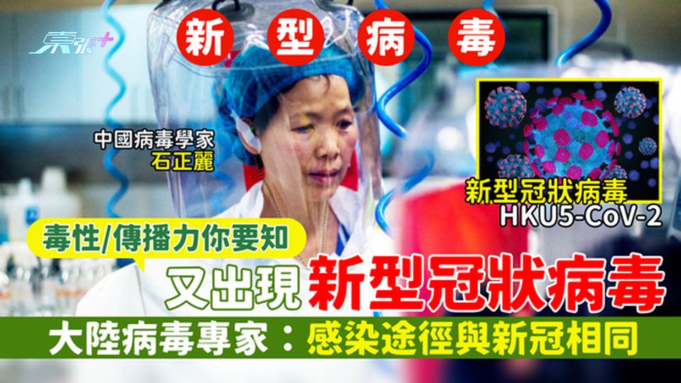 又出現新型冠狀病毒🦠 大陸病毒專家：感染途徑與新冠相同😷｜毒性/傳播力你要知💊