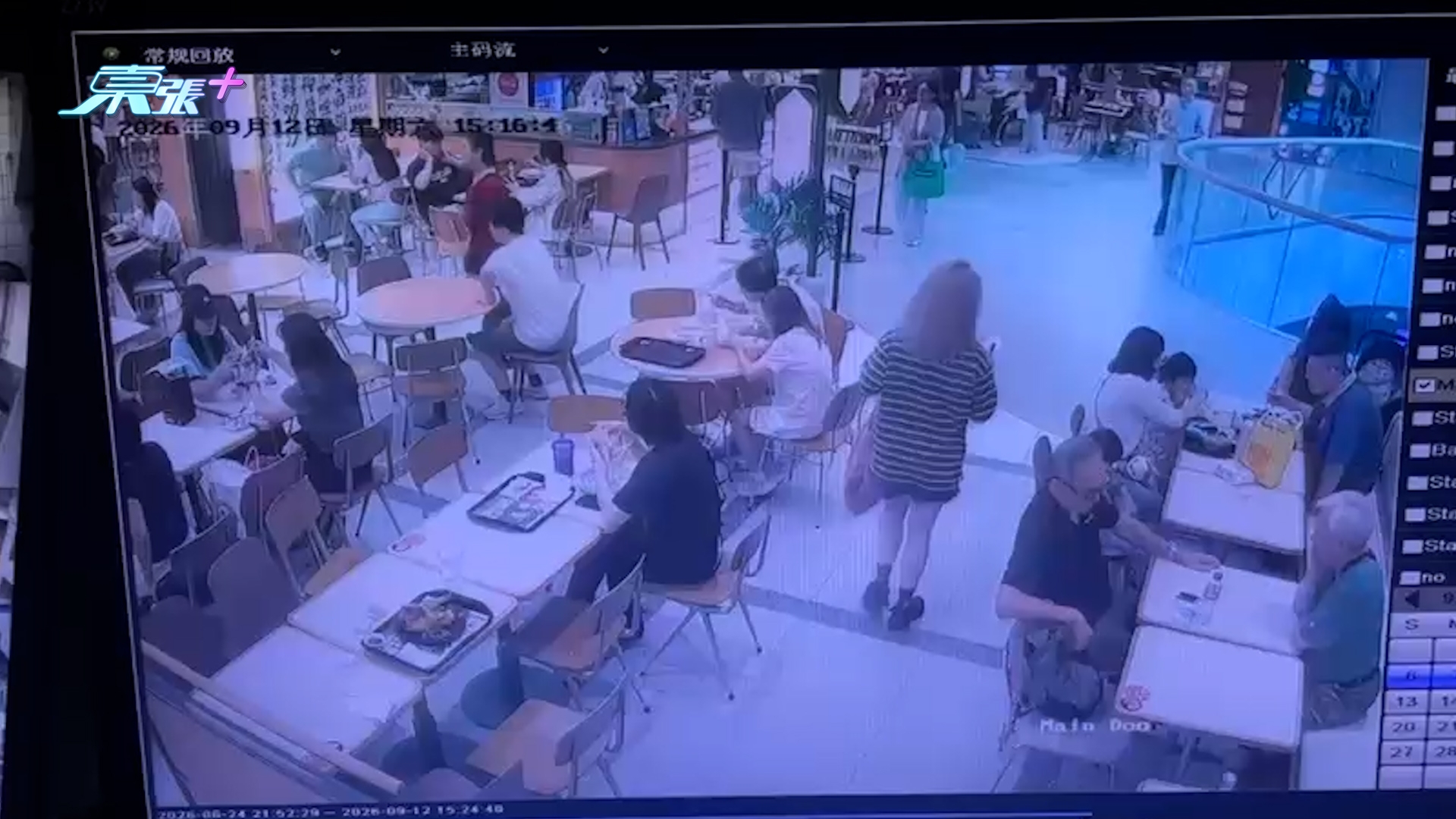 東張西望報料｜Food Court炸雞「離奇失蹤」　中年漢疑用紙巾包走　苦主錯愕：行開就無咗 （觀眾Nelson報料提供）