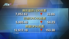 歐洲主要股市下跌