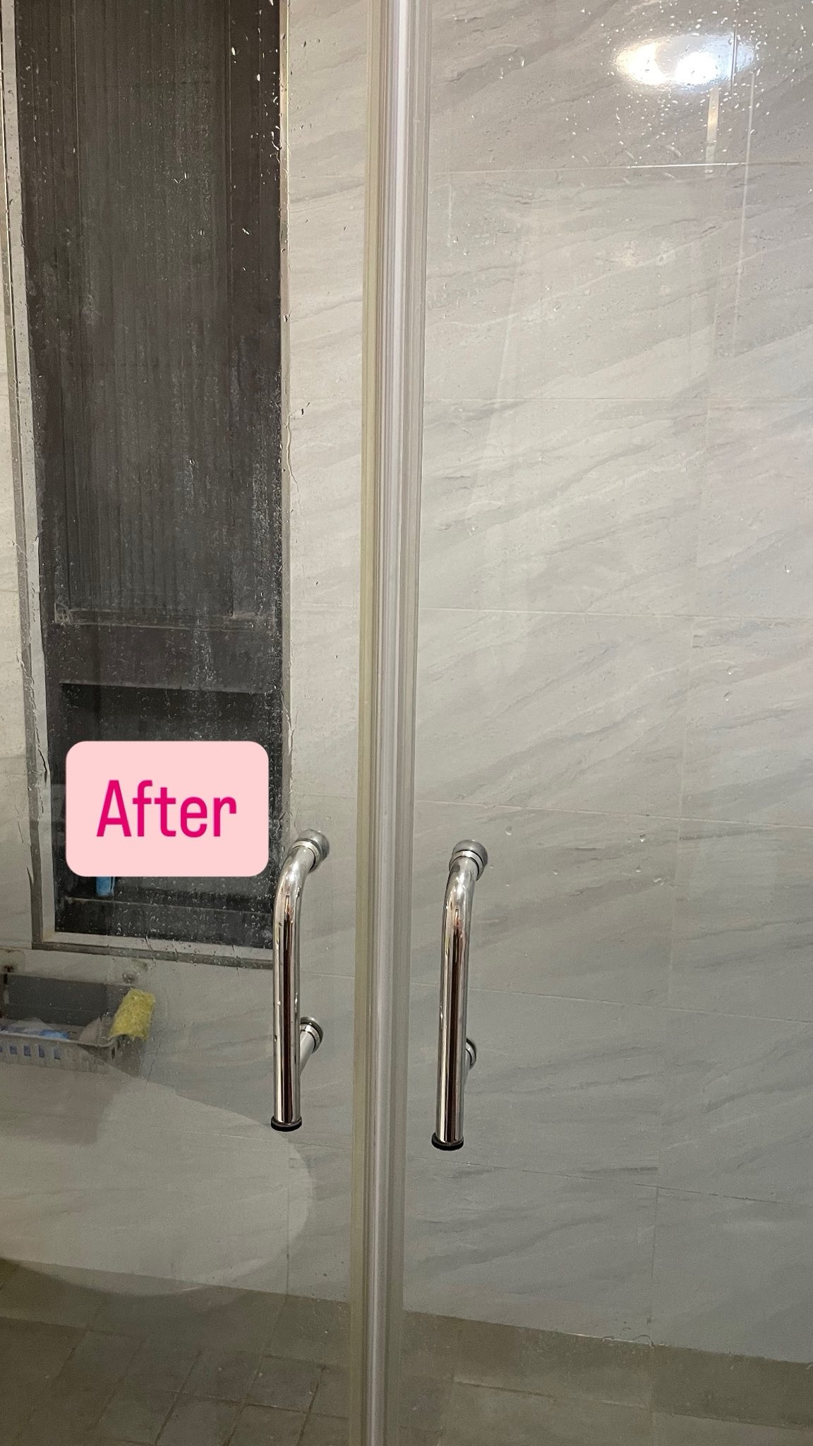 May be an image of towel rack and sliding door