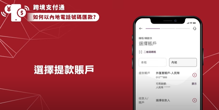 跨境支付通｜使用方法圖解 (香港匯款至內地流程)